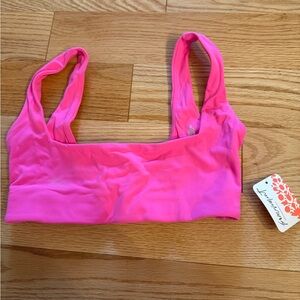 Free people movement Minimal Hot Pink sports bra
